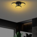 Stropní LED svítidlo Halka černé