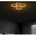 Stropní LED svítidlo Halka zlaté