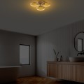 Stropní LED svítidlo Halka zlaté