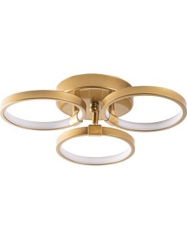 Stropní LED svítidlo Halka zlaté