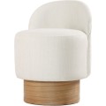 Taburet Barren krémový