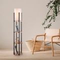 Stojací lampa Nora VI černá mat/měděná