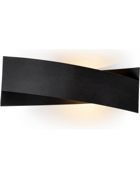 Nástěnná lampa Paddle černá