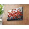Obraz Poppy 45x70 cm červený