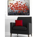 Obraz Poppy 45x70 cm červený