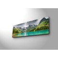 Obraz s LED osvětlením JEZERO V HORÁCH 5 30 x 90 cm