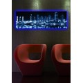 Obraz s LED osvětlením NOČNÍ MRAKODRAPY 6 30 x 90 cm