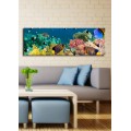 Obraz s led osvětlením Shining Sea 90x30 cm