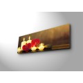 Obraz s led osvětlením Svíčky 90x30 cm