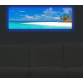 Obraz s LED osvětlením PLÁŽ 30 30 x 90 cm