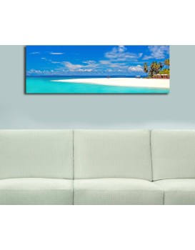 Obraz s LED osvětlením PLÁŽ 30 30 x 90 cm