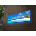 Obraz s LED osvětlením PLÁŽ 30 30 x 90 cm