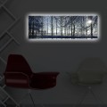 Obraz s LED osvětlením ZIMNÍ KRAJINA 37 30 x 90 cm