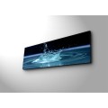 Obraz s LED osvětlením KAPKA VODY 41 30 x 90 cm