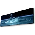 Obraz s LED osvětlením KAPKA VODY 41 30 x 90 cm