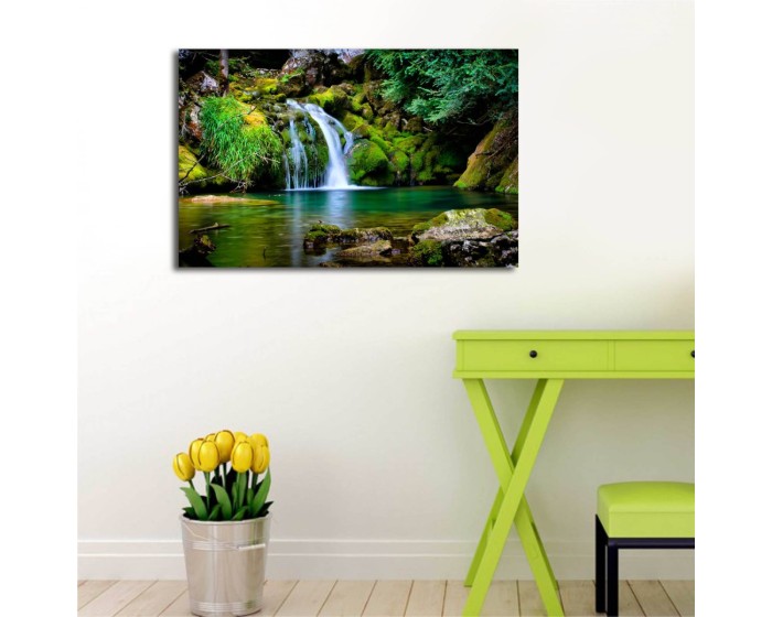Obraz s LED osvětlením PŘÍRODA 34 45 x 70 cm