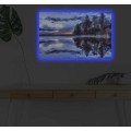 Obraz s LED osvětlením JEZERO 13 45 x 70 cm
