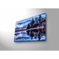 Obraz s LED osvětlením JEZERO 13 45 x 70 cm
