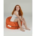 Dětský sedací vak Basketball oranžový
