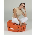 Dětský sedací vak Basketball oranžový