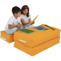 Dětský sedací vak Poufy s taburety 100 cm oranžový