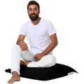 Zahradní sedací vak Cushion 70x70 cm černý