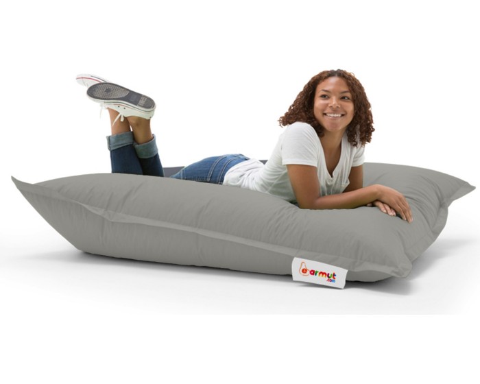 Zahradní sedací vak Cushion 100x100 cm šedý
