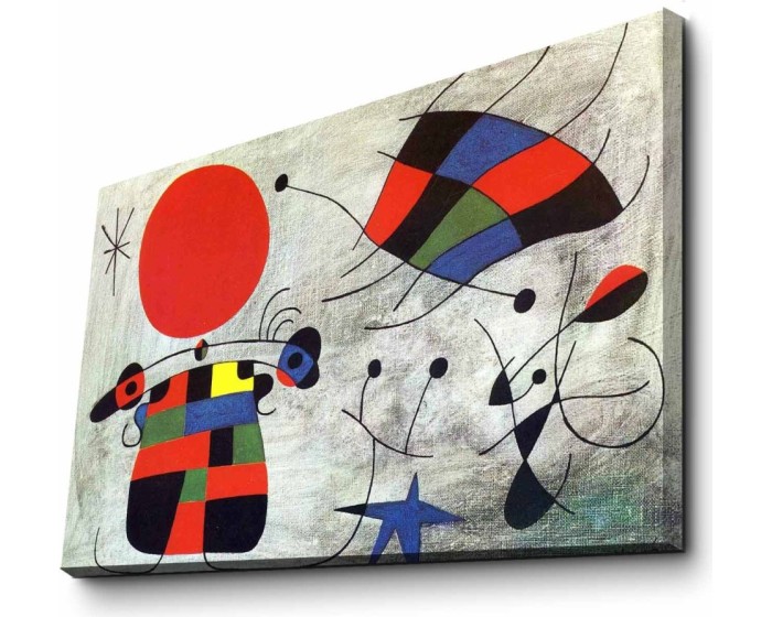 Reprodukce obrazu Joan Miró 078 45 x 70 cm