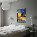Obraz TERASA KAVÁRNY V NOCI od V. V. GOGHA 100x70 cm