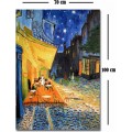 Obraz TERASA KAVÁRNY V NOCI od V. V. GOGHA 100x70 cm