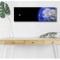 Obraz s LED osvětlením NOČNÍ ZEMĚKOULE 30 x 90 cm
