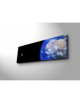 Obraz s LED osvětlením NOČNÍ ZEMĚKOULE 30 x 90 cm