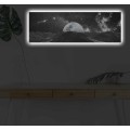 Obraz s LED osvětlením MĚSÍČNÍ KRAJINA 30 x 90 cm