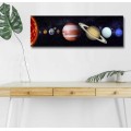 Obraz s LED osvětlením PLANETY 30 x 90 cm
