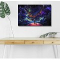 Obraz s led osvětlením Vesmír 70x45 cm