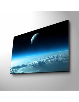Obraz s LED osvětlením NEBESKÁ KRAJINA 45 x 70 cm