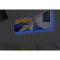 Obraz s LED osvětlením SANTORINI 30 x 90 cm