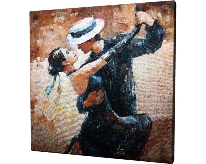 Obraz na plátně Dancers in love KC013 45x45 cm