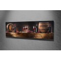 Obraz na plátně Romantic wine PC010 30x80 cm