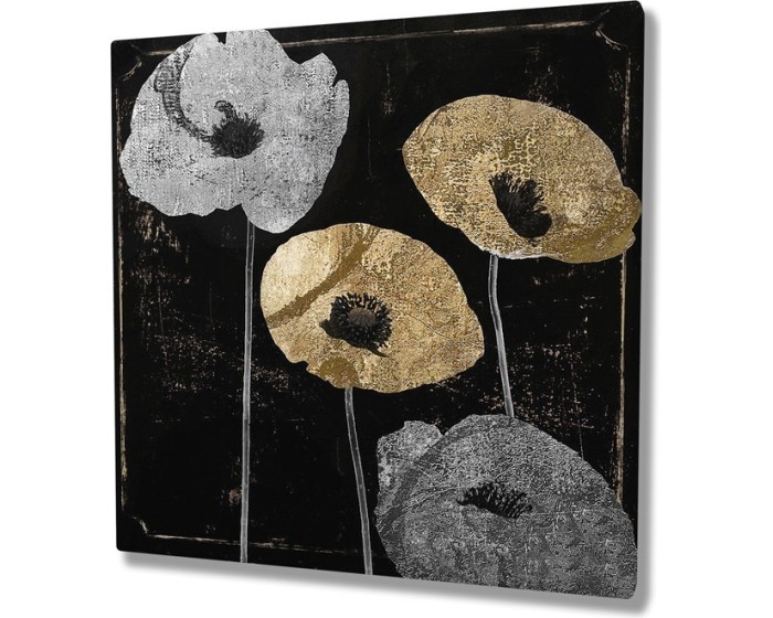 Obraz na plátně Poppies II KC141 45x45 cm