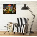 Reprodukce obrazu Poker Game 30x40 cm vícebarevná