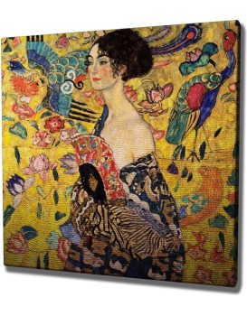 Reprodukce obrazu Lady with fan KC242 45x45 cm