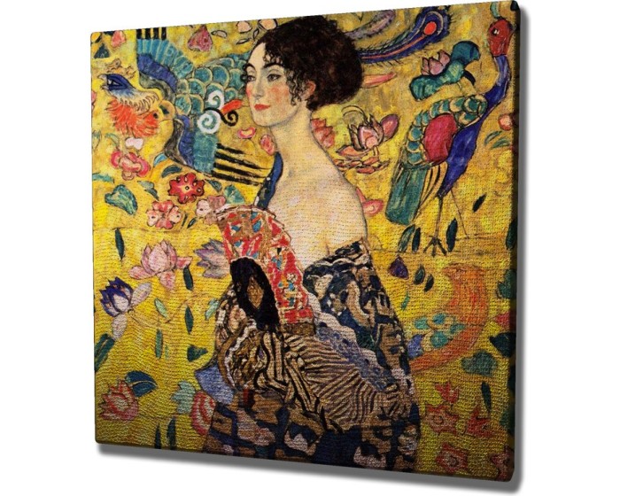Reprodukce obrazu Lady with fan KC242 45x45 cm