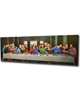 Reprodukce obrazu Poslední večeře Leonardo da Vinci PC140 30x80 cm