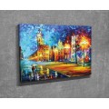 Obraz CLASSIFA 30x40 cm modrý/žlutý