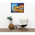 Obraz CLASSIFA 30x40 cm modrý/žlutý