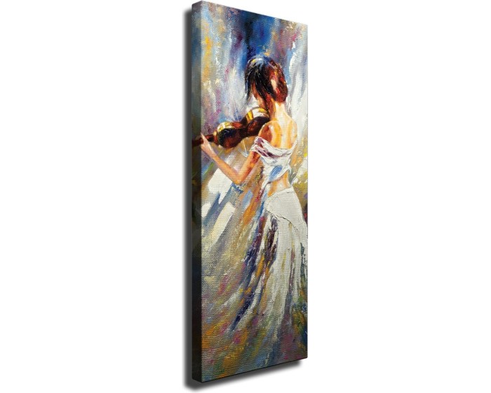 Obraz na plátně Violin beauty PC206 30x80 cm