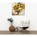 Obraz na plátně Sunflowers KC265 45x45 cm