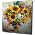 Obraz na plátně Sunflowers KC265 45x45 cm