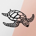 Nástěnná kovová dekorace Caretta černá